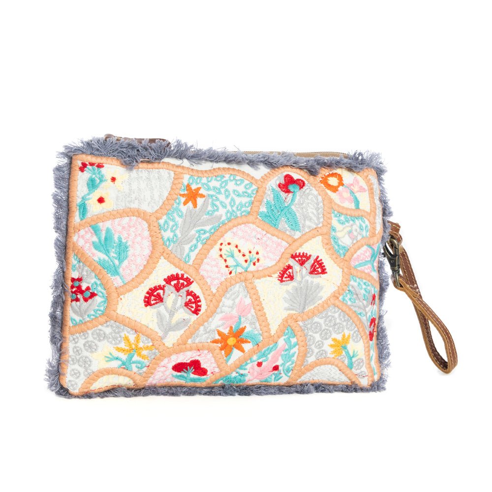 Mosaic Garden Clutch Pouch - Image 2