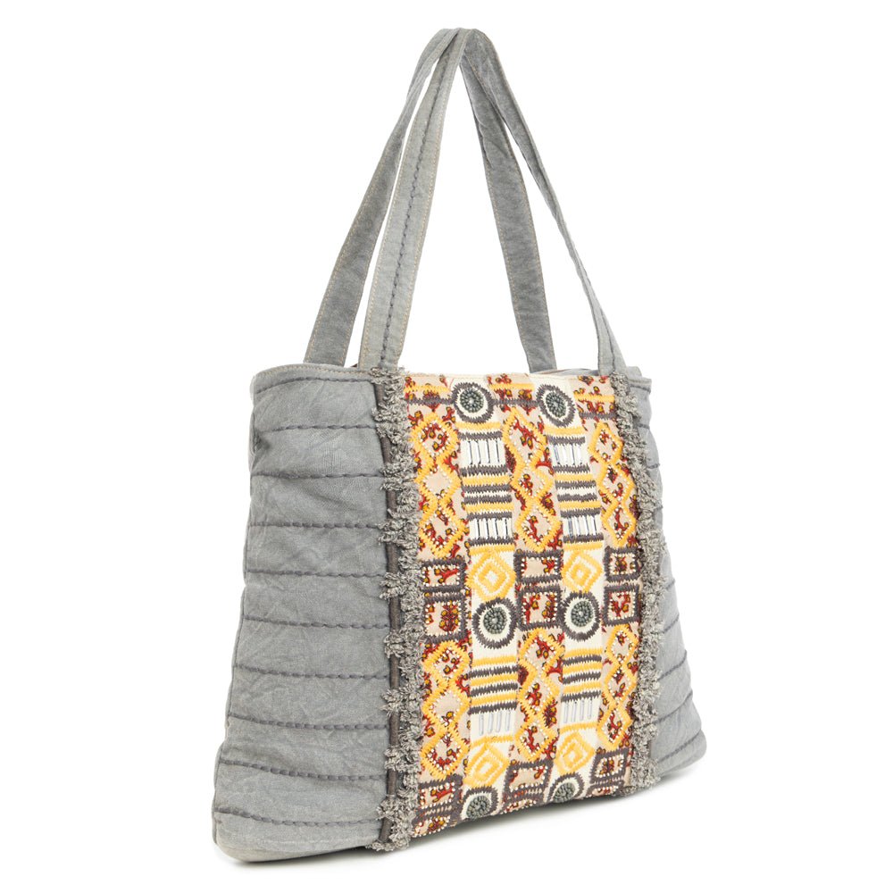 Bohemian Tapestry Tote Bag - Image 2