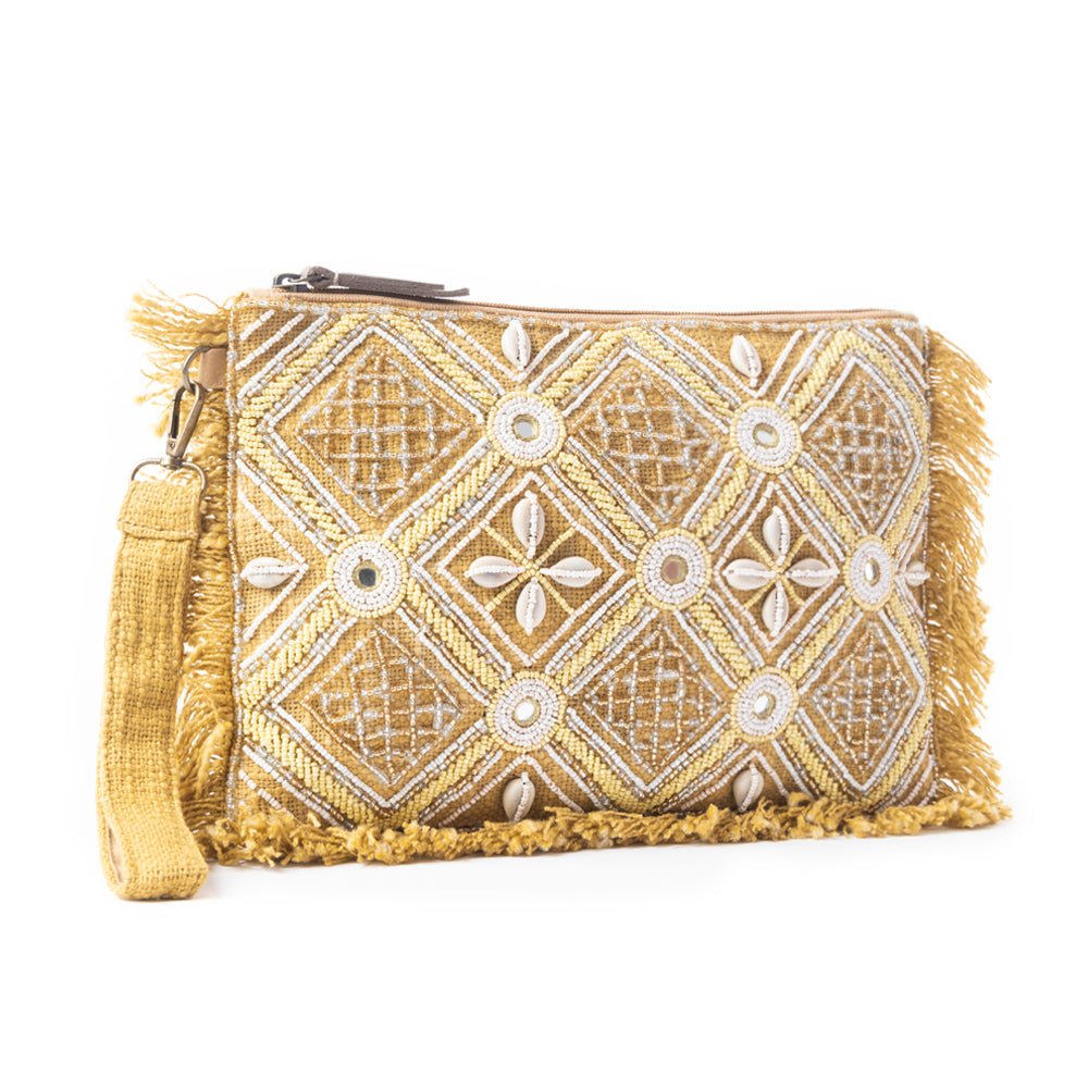 Desert Diamond Pouch In Brown - Image 2