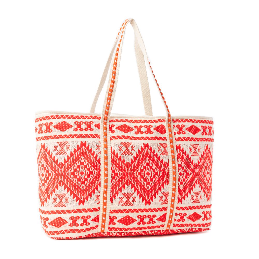 Myra Crimson Caravan Weekender Bag in Festival Red - Image 2