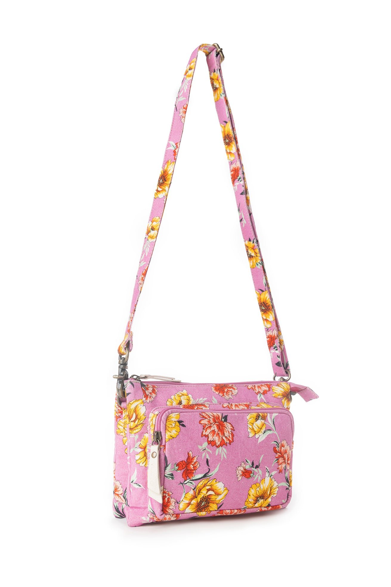 Myra Florabelle Crossbody Bag in Peach Summer - Image 2