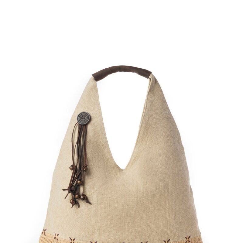 Myra Sandmoor Soft Shoulder Bag in Sandy Espresso