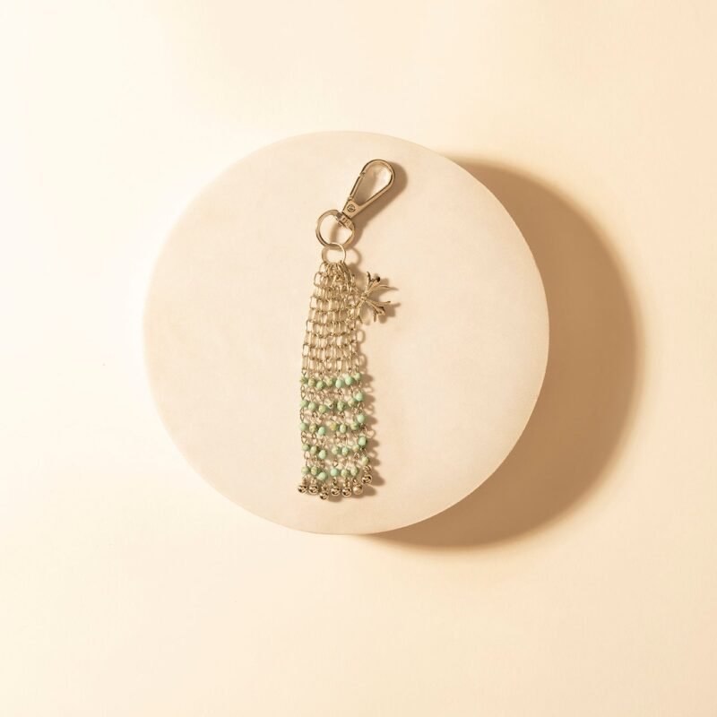 Myra Hitch Chain Keychain in Desert Turquoise