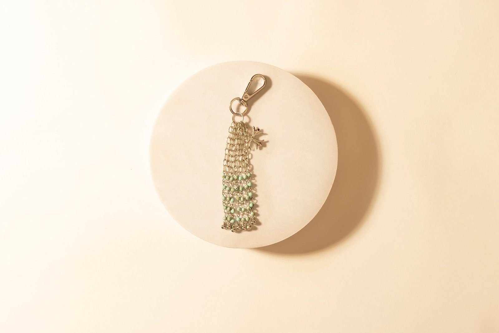 Myra Hitch Chain Keychain in Desert Turquoise