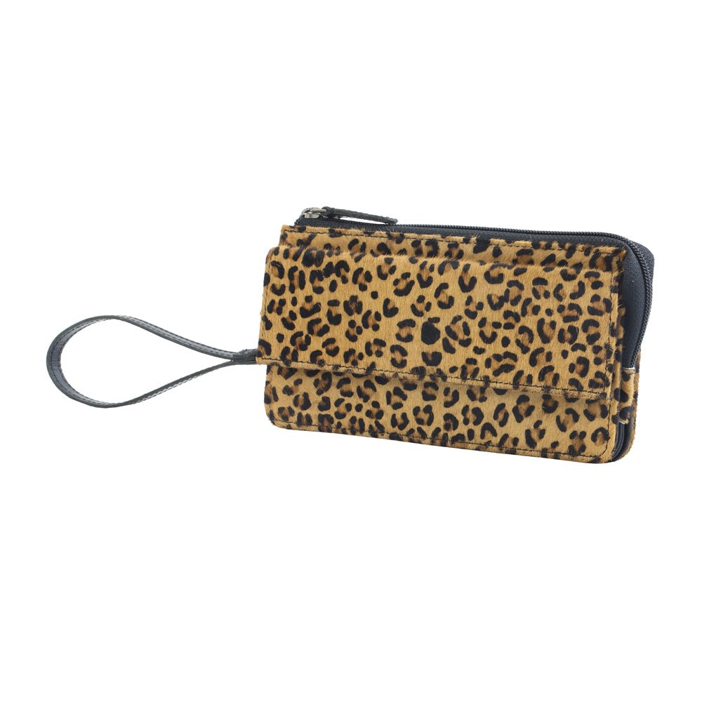 UPTOWN GIRL LEATHER & HAIRON WALLET - Image 2
