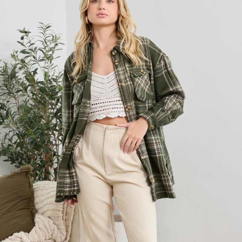 Dawn Plaid Pattern Shirt