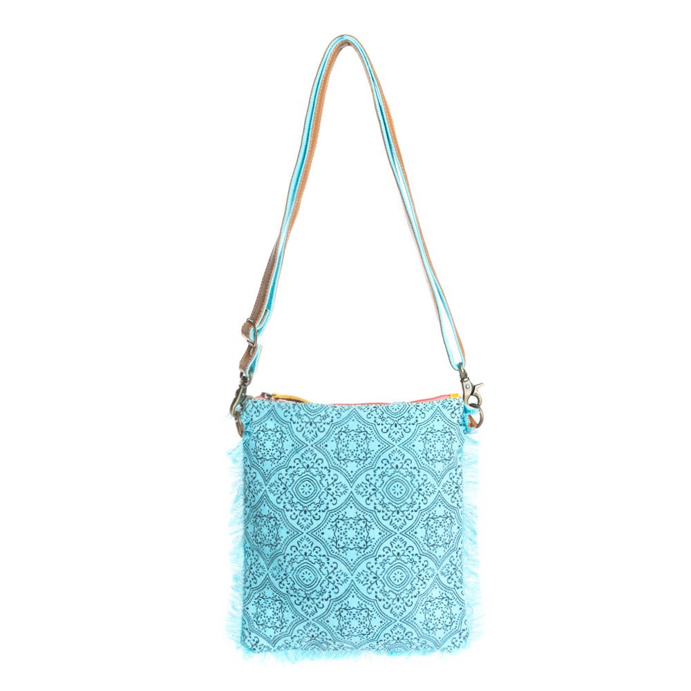 Triple Fork Ranch Crosbbody Bag in Turquoise - Image 2